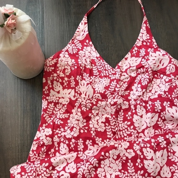 J. Crew Pineapple Floral dress / /Halter neck - Picture 1 of 3
